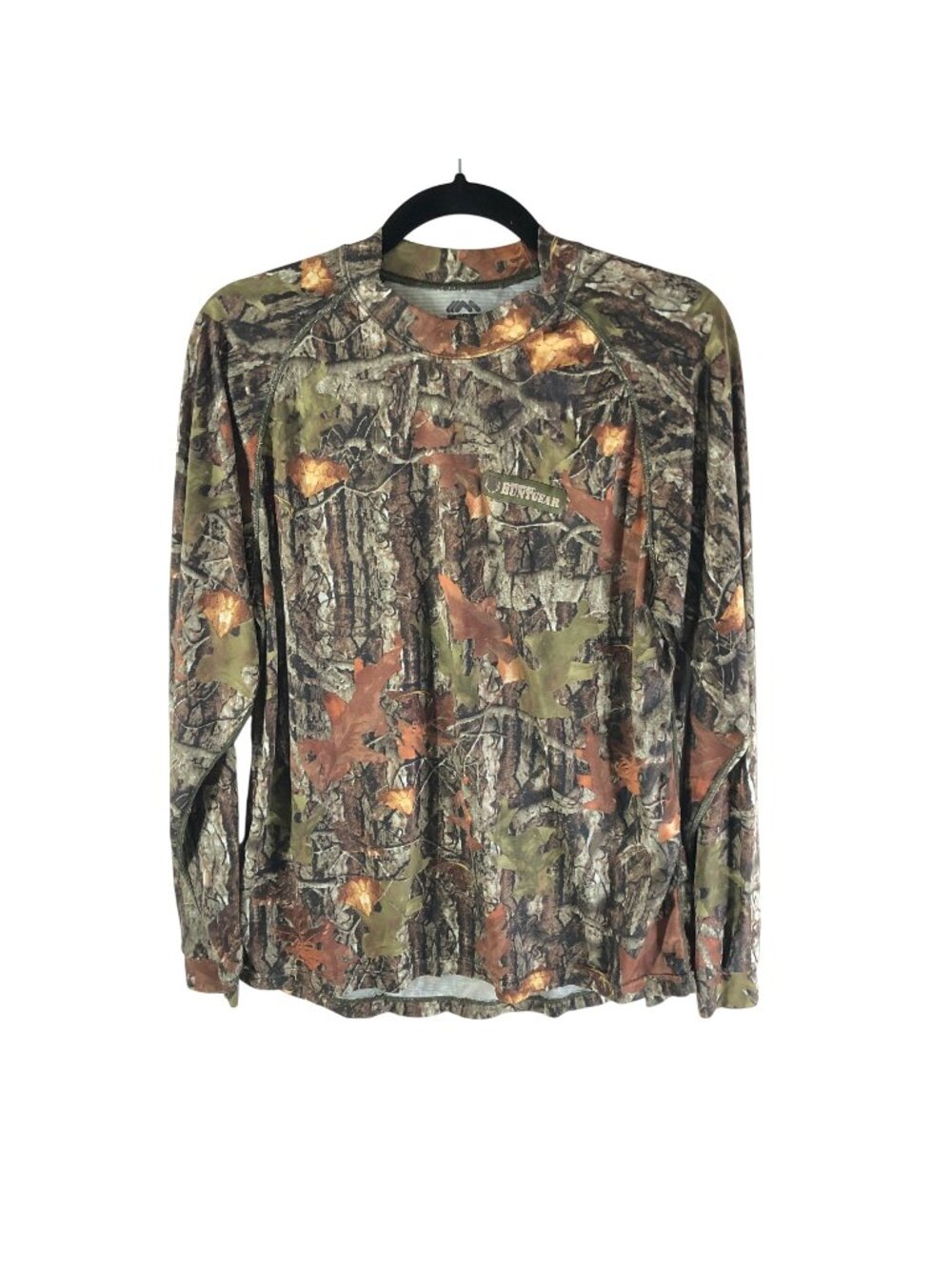 Medalist Huntgear Mens Baselayer Top T Shirt Camouflage Silvermax Long Sleeve L